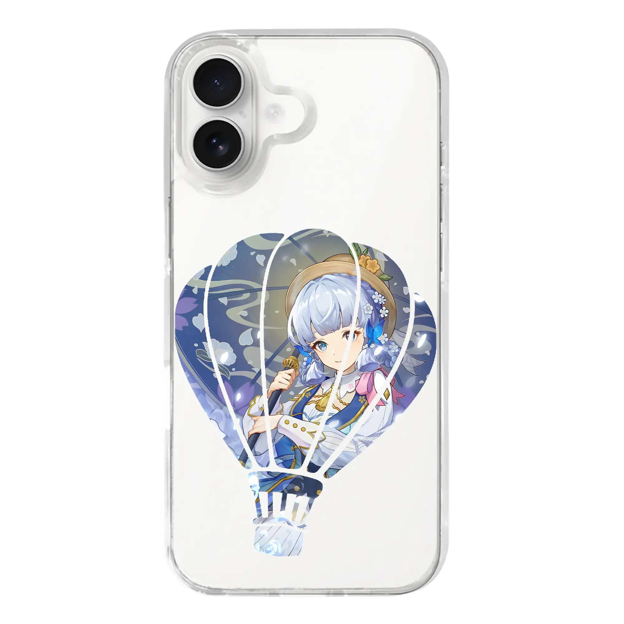 原 神 グッズ 神里綾華 - iPhone 17シリーズ 透明スマホケース – 薄型・耐衝撃・精密フィット保護カバー